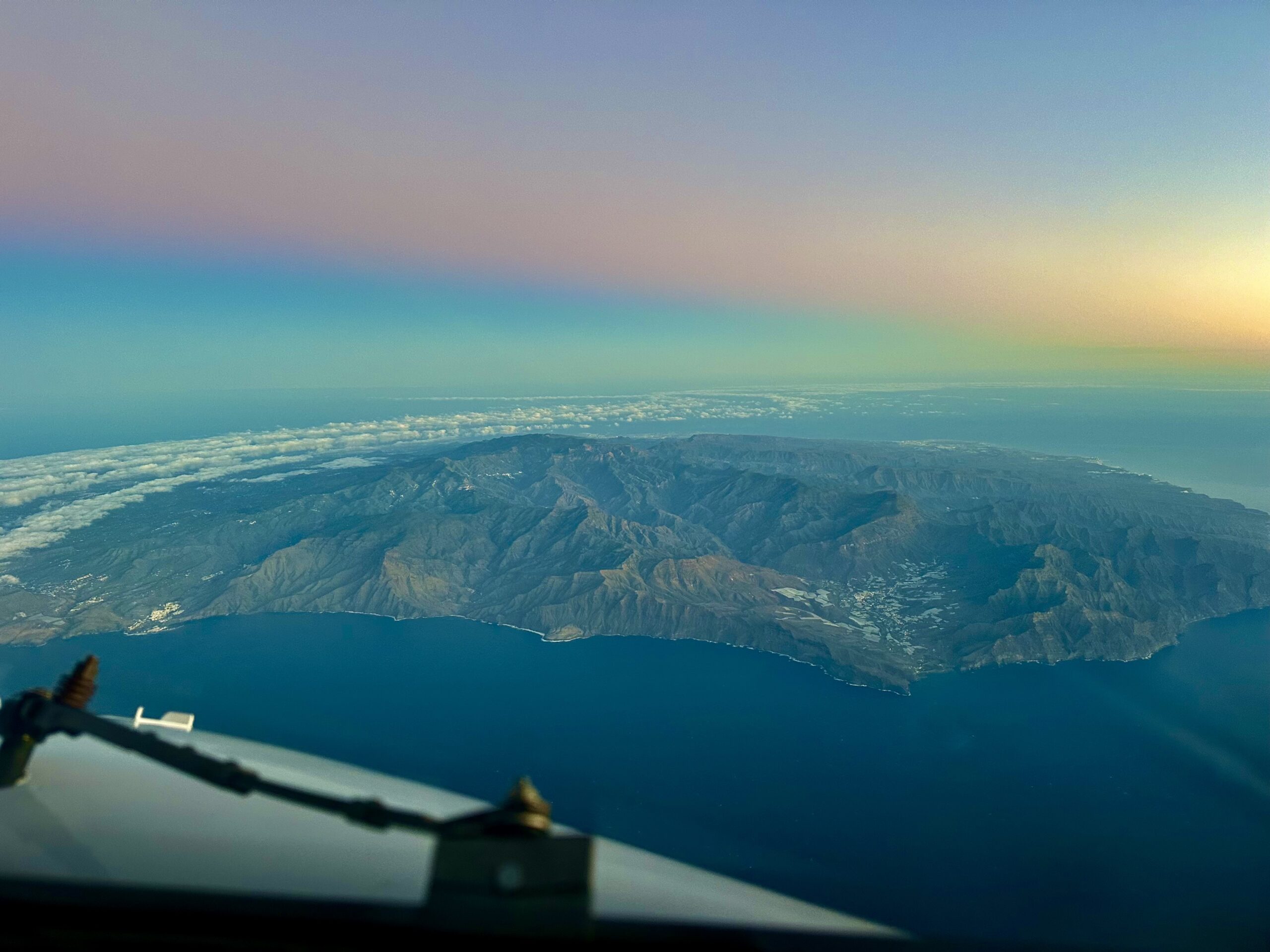 Îles Canaries décollage de Tenerife en Boeing 737