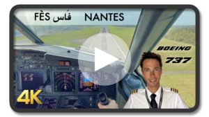 Full Video: FEZ - NANTES Boeing 737